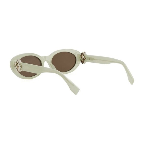 Fendi Ff Diamonds Slim Oval Acetate Sunglasses - NWT
